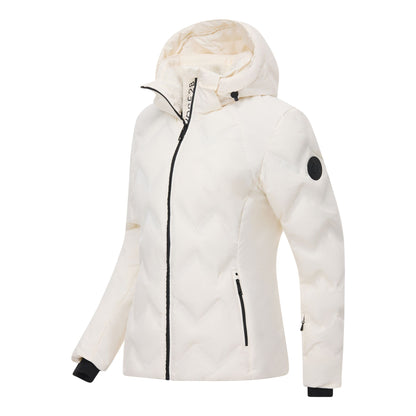 Egret - Side - Dare 2B Womens-Ladies Enfold II Padded Ski Jacket