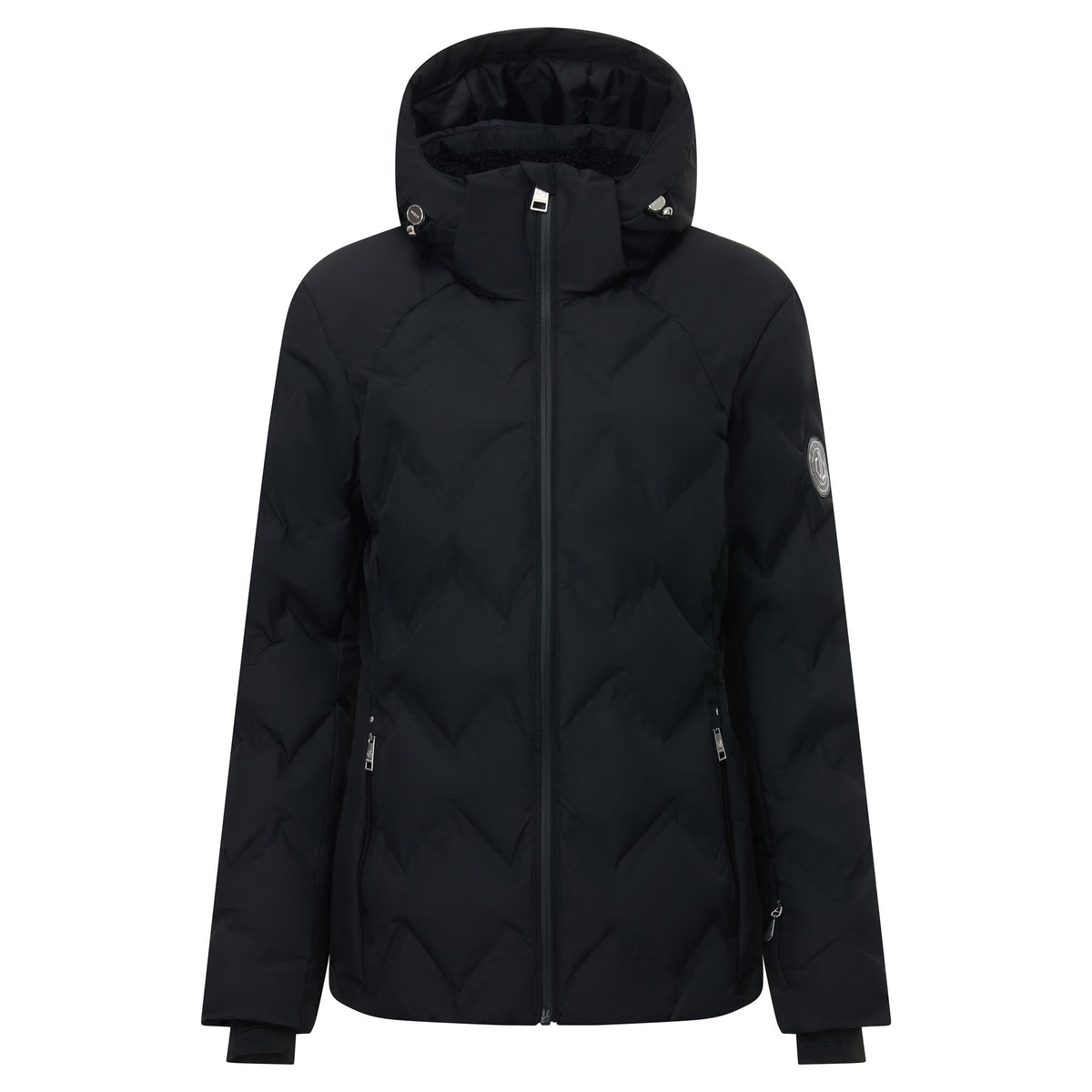 Black - Front - Dare 2B Womens-Ladies Enfold II Padded Ski Jacket