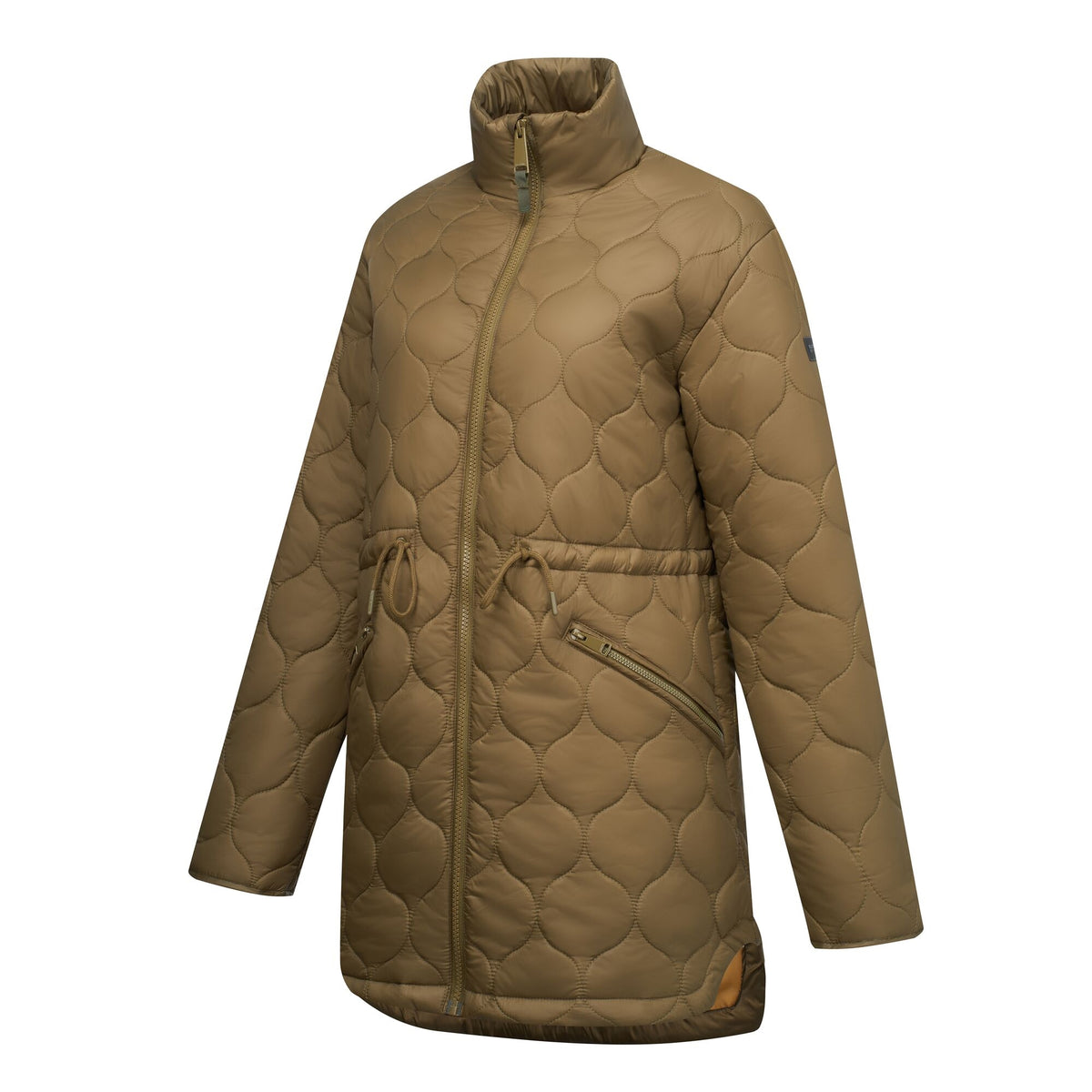 Bark Green - Side - Regatta Womens-Ladies Gaia Quilted Jacket