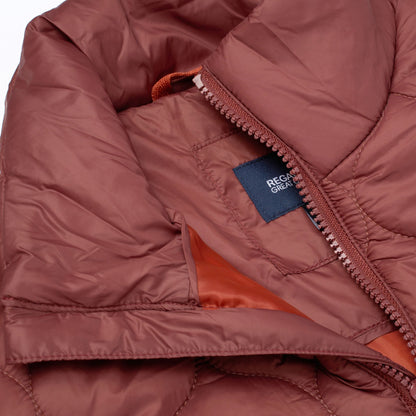 Dark Cherry - Pack Shot - Regatta Womens-Ladies Gaia Quilted Jacket