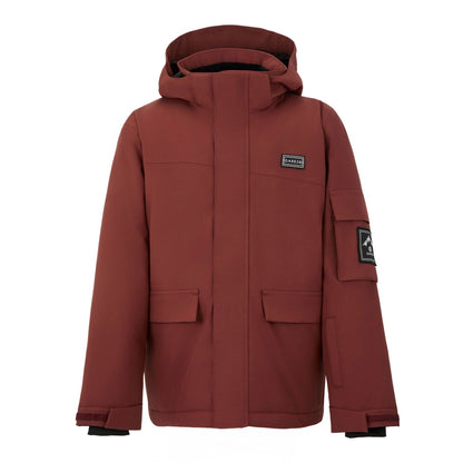 Rustic Red - Front - Dare 2B Childrens-Kids Shredder II Ski Jacket