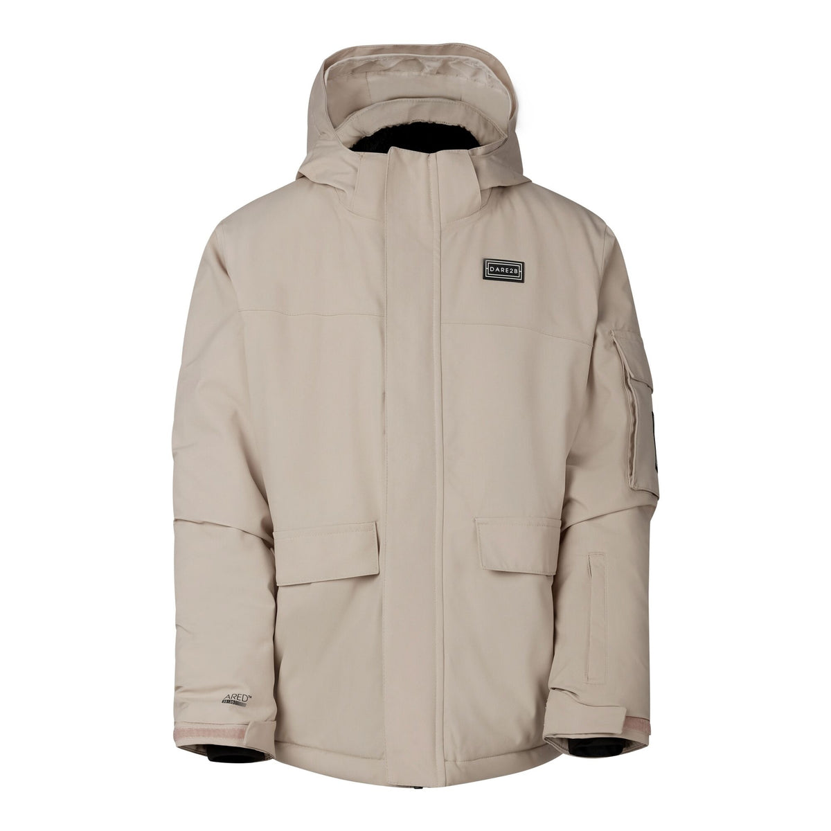 White Pepper - Front - Dare 2B Childrens-Kids Shredder II Ski Jacket
