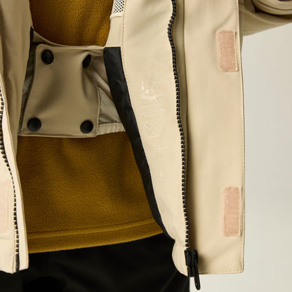 White Pepper - Close up - Dare 2B Childrens-Kids Shredder II Ski Jacket
