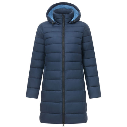 Navy-Dusky Blue - Front - Regatta Womens-Ladies Amara Padded Jacket