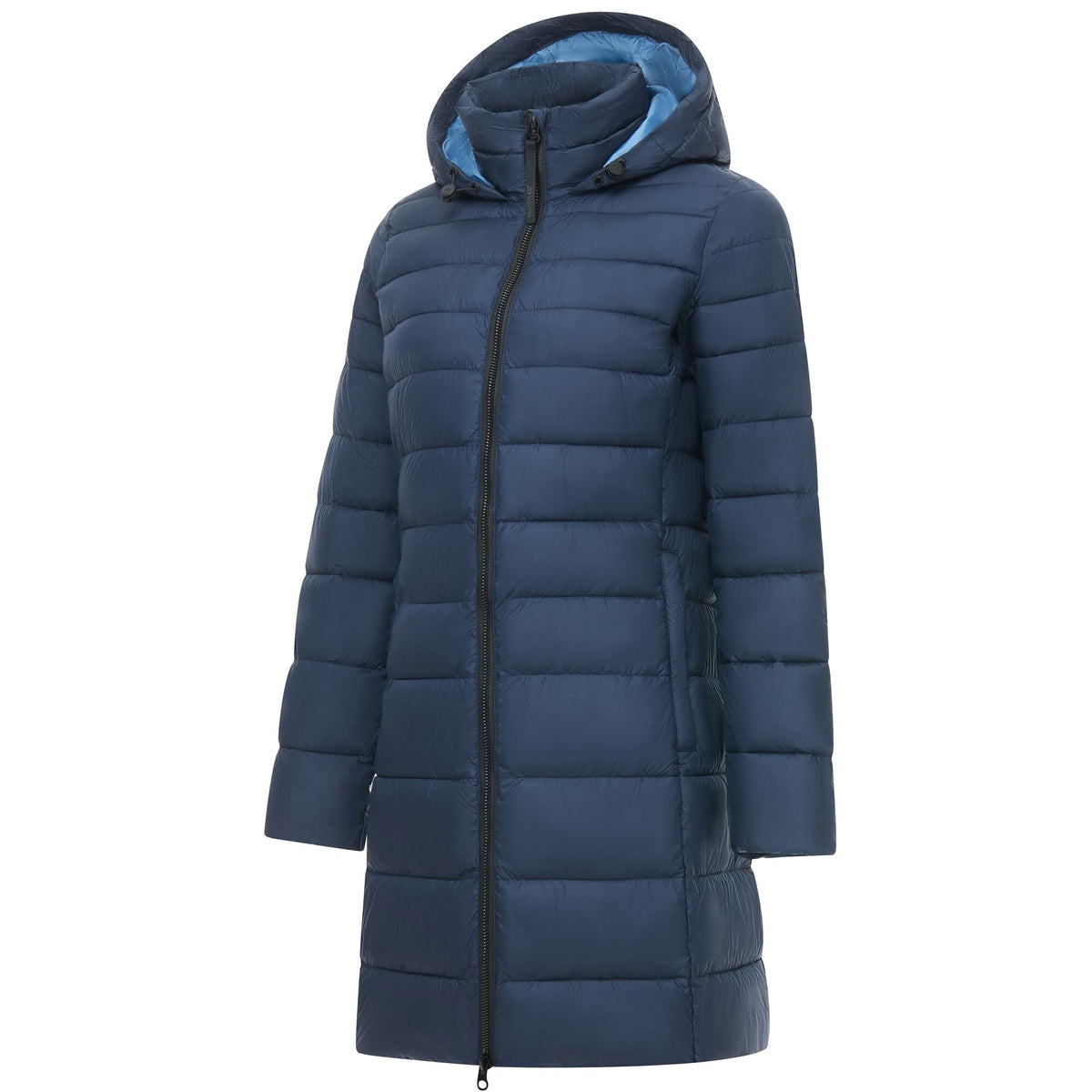 Navy-Dusky Blue - Side - Regatta Womens-Ladies Amara Padded Jacket