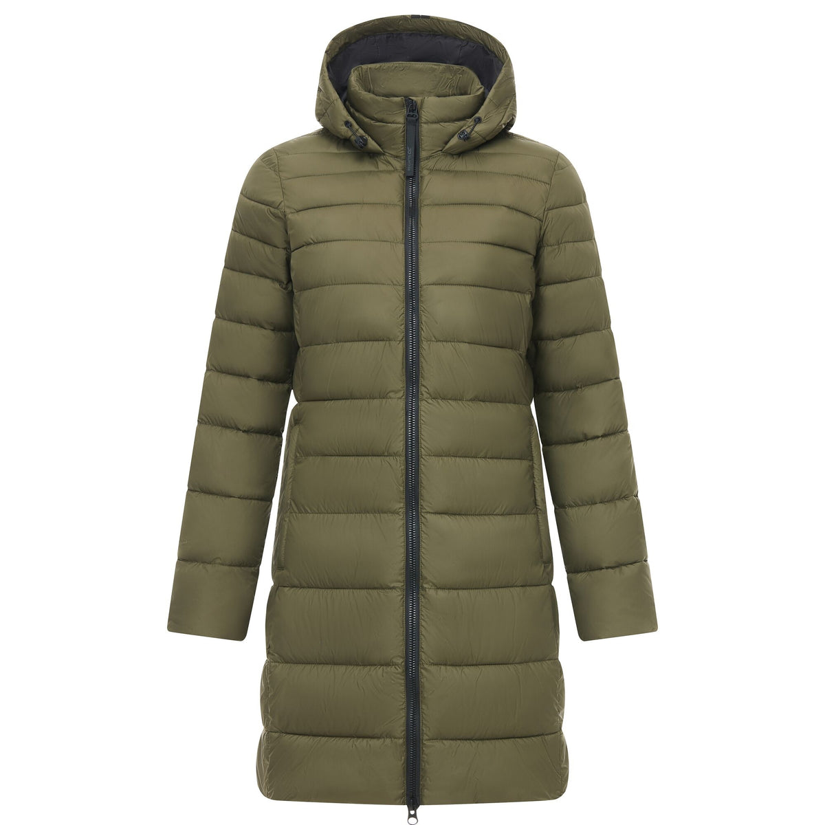 Olive Night-Black - Front - Regatta Womens-Ladies Amara Padded Jacket