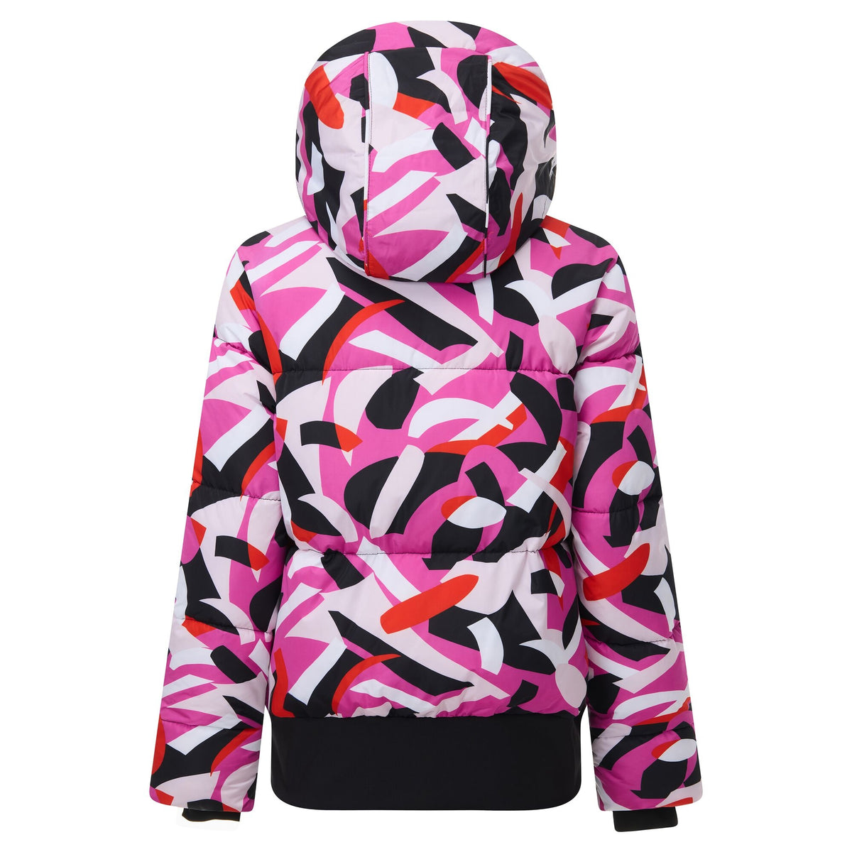 Pink - Back - Dare 2B Womens-Ladies Glitz II Abstract Padded Jacket