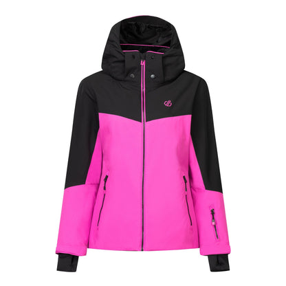 Extreme Pink-Black - Front - Dare 2B Womens-Ladies Flurry III Ski Jacket