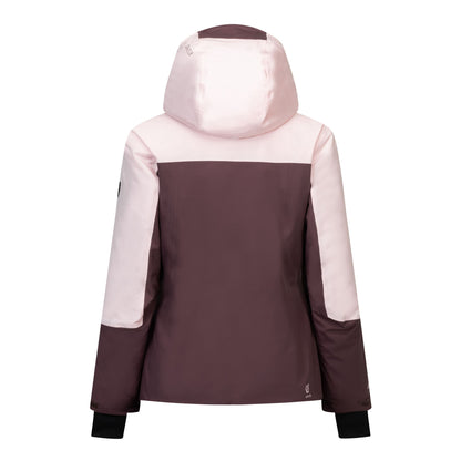 Pink Haze-Huckleberry - Back - Dare 2B Womens-Ladies Flurry III Ski Jacket