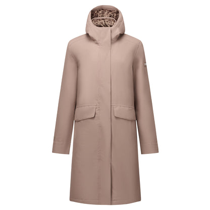 Mocha - Front - Regatta Womens-Ladies Ramona Leopard Print Insulated Waterproof Jacket
