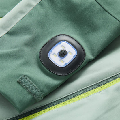 Dark Forest-Glacier Green - Close up - Regatta Childrens-Kids Trekktain 3 in 1 Jacket