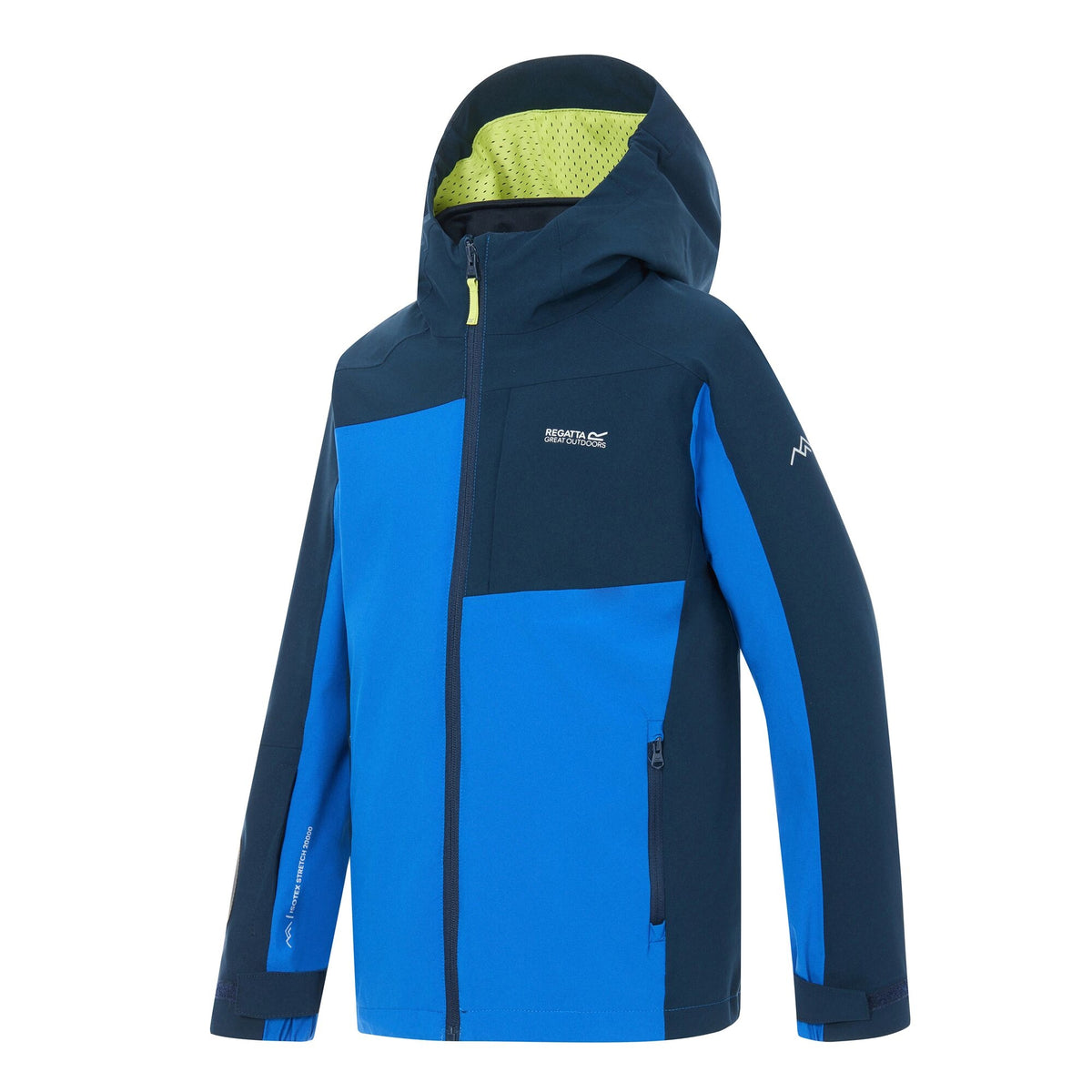 Navy-Olympian Blue - Side - Regatta Childrens-Kids Trekktain 3 in 1 Jacket