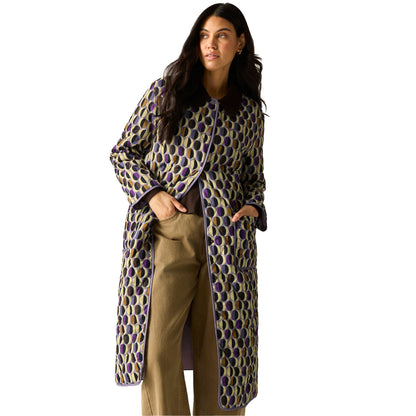 Multicoloured - Close up - Regatta Womens-Ladies Orla Kiely Oval Quilted Jacket