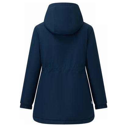 Navy-Dusky Blue - Back - Regatta Childrens-Kids Vallina Insulated Waterproof Jacket