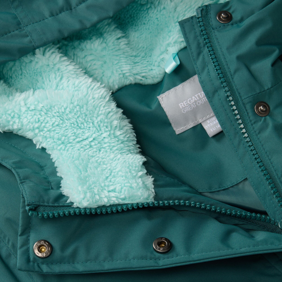 Mediterranea-Water Ballet - Pack Shot - Regatta Childrens-Kids Vallina Insulated Waterproof Jacket