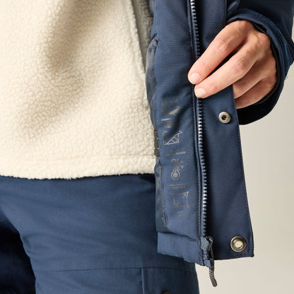 Navy - Close up - Dare 2B Mens Twin Tip ll Ski Jacket