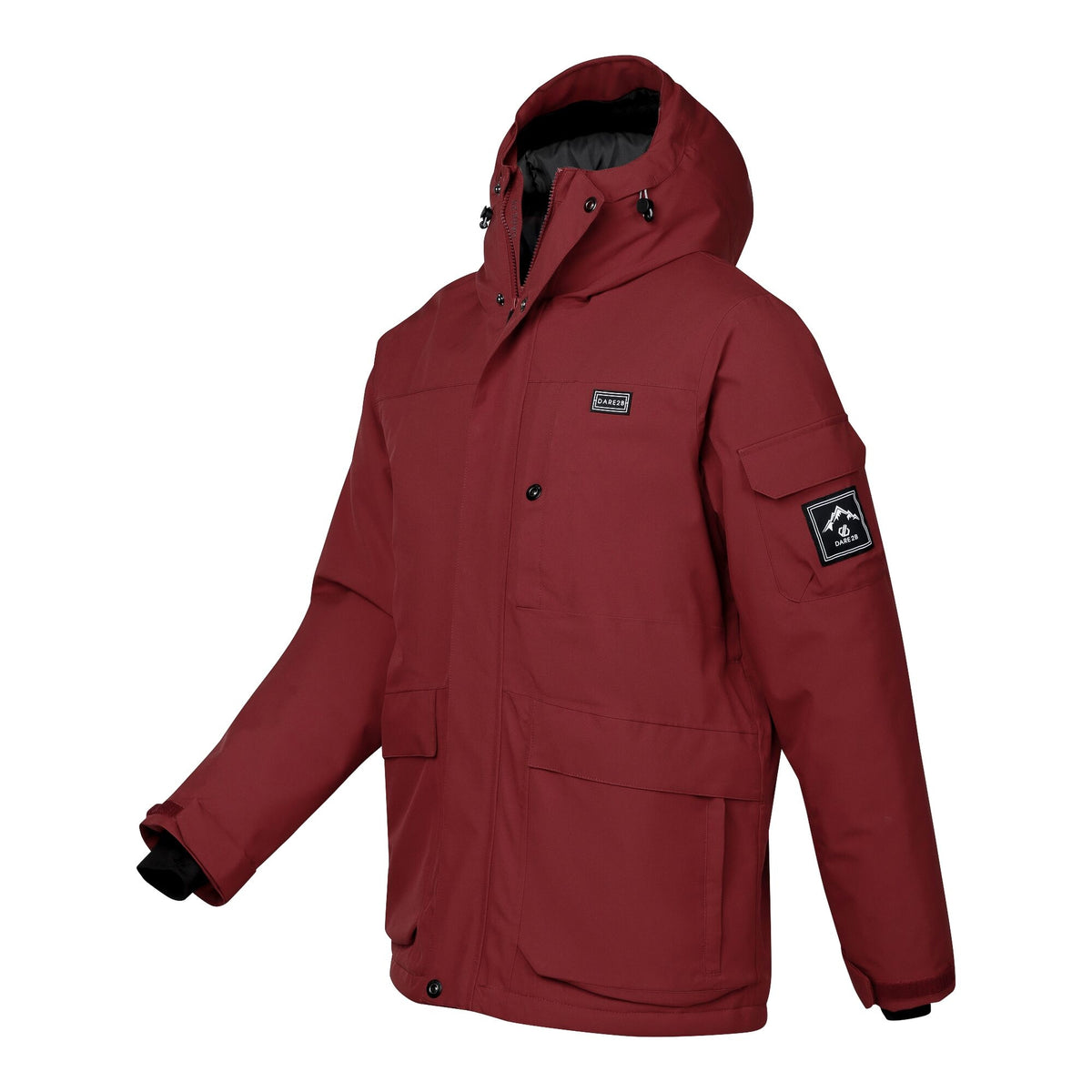 Rustic Red - Side - Dare 2B Mens Twin Tip ll Ski Jacket