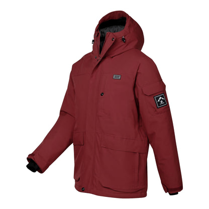 Rustic Red - Side - Dare 2B Mens Twin Tip ll Ski Jacket
