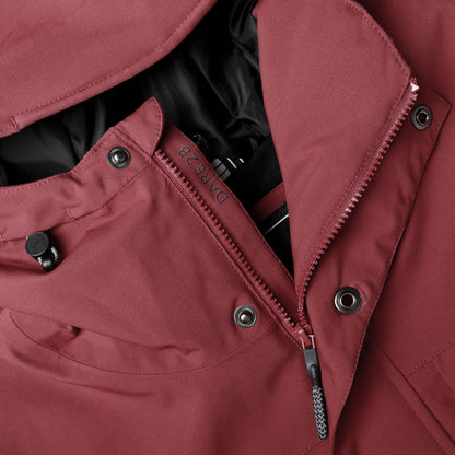 Rustic Red - Lifestyle - Dare 2B Mens Twin Tip ll Ski Jacket