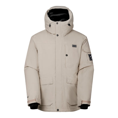 White Pepper - Front - Dare 2B Mens Twin Tip ll Ski Jacket
