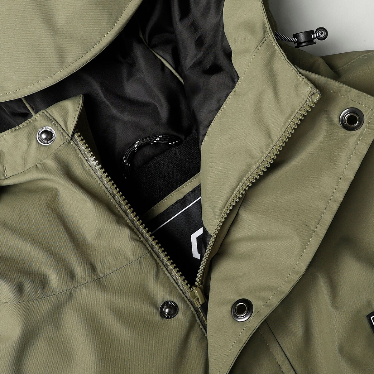 Black-Martini Olive - Lifestyle - Dare 2B Mens Freeride III Overhead Ski Jacket