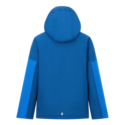 Aviator Blue-Olympian Blue - Back - Regatta Childrens-Kids Hillain Lined Waterproof Jacket