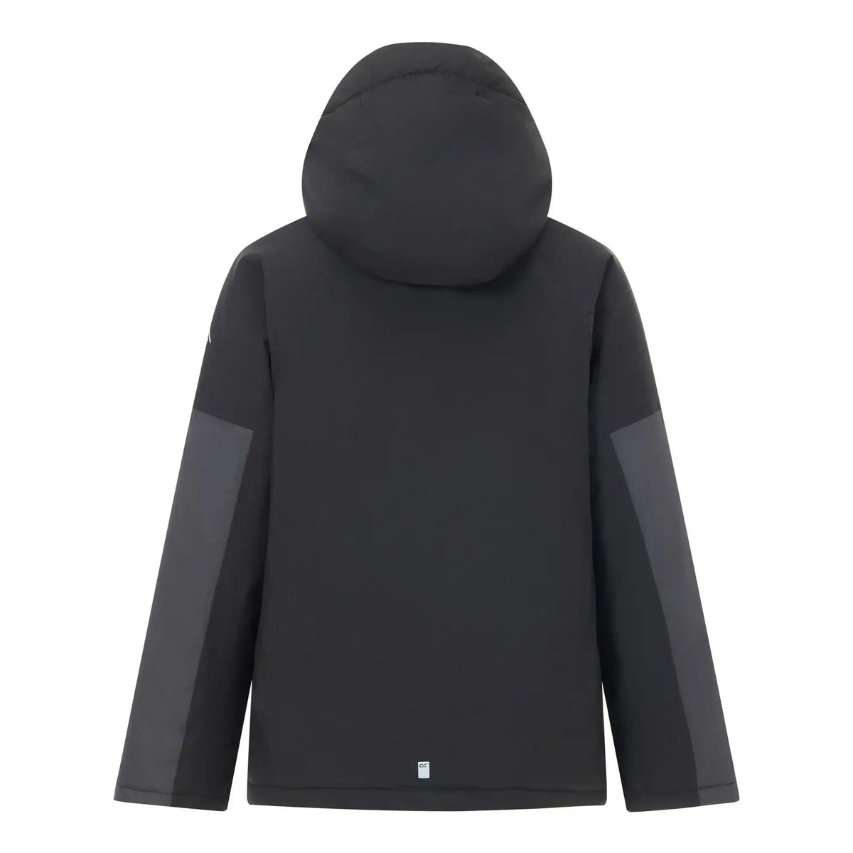 Black-Ash - Back - Regatta Childrens-Kids Hillain Lined Waterproof Jacket