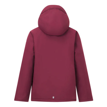 Fig-Powder Lilac - Back - Regatta Childrens-Kids Hillain Lined Waterproof Jacket