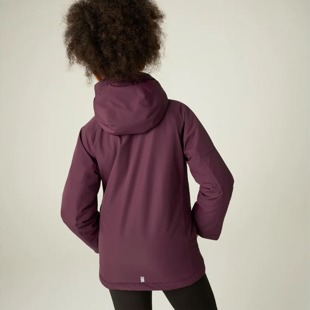 Fig-Powder Lilac - Close up - Regatta Childrens-Kids Hillain Lined Waterproof Jacket