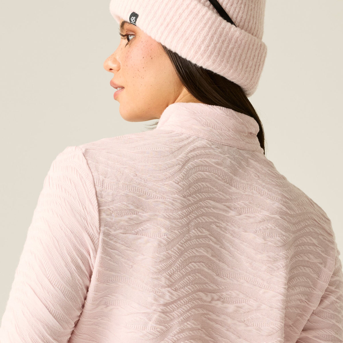 Pink Haze - Close up - Dare 2B Womens-Ladies Glamorize IV Midlayer