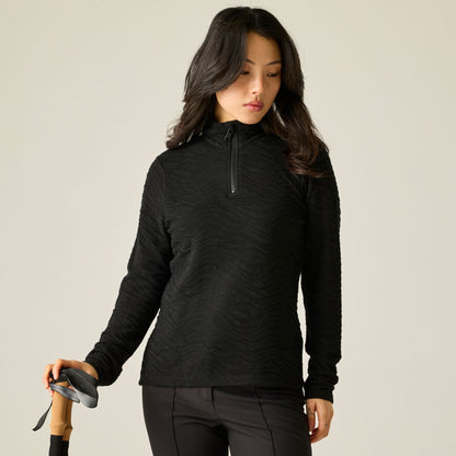 Black - Close up - Dare 2B Womens-Ladies Glamorize IV Midlayer