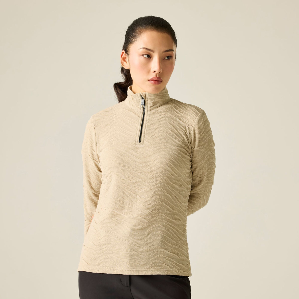 White Pepper - Close up - Dare 2B Womens-Ladies Glamorize IV Midlayer