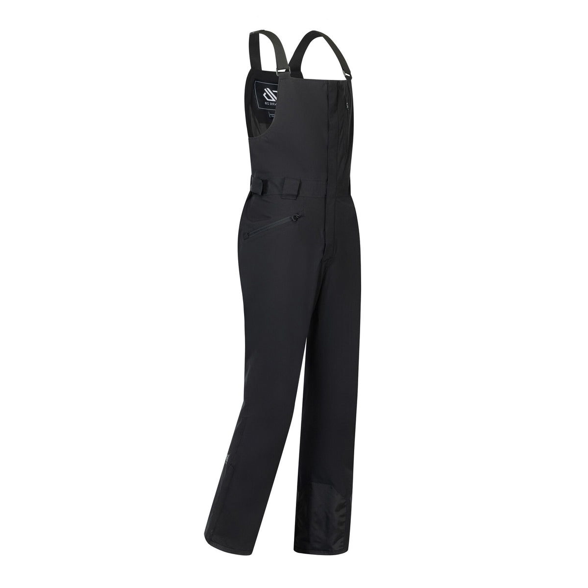 Black - Side - Dare 2B Mens Twin Tip Bibbed Ski Trousers