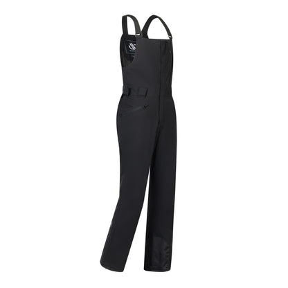 Black - Side - Dare 2B Mens Twin Tip Bibbed Ski Trousers