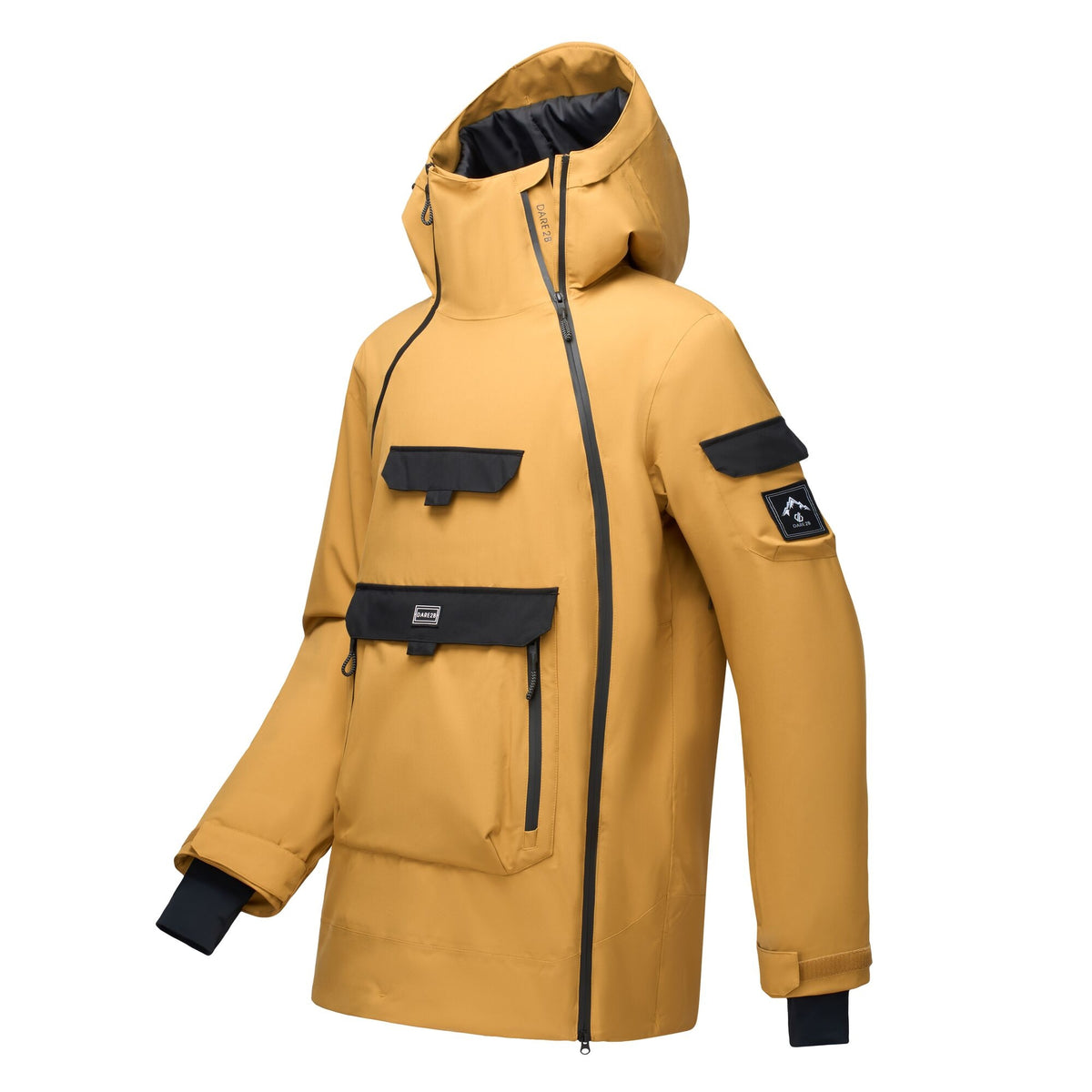 Wood Brown - Side - Dare 2B Mens T-Bar III Waterproof Ski Jacket