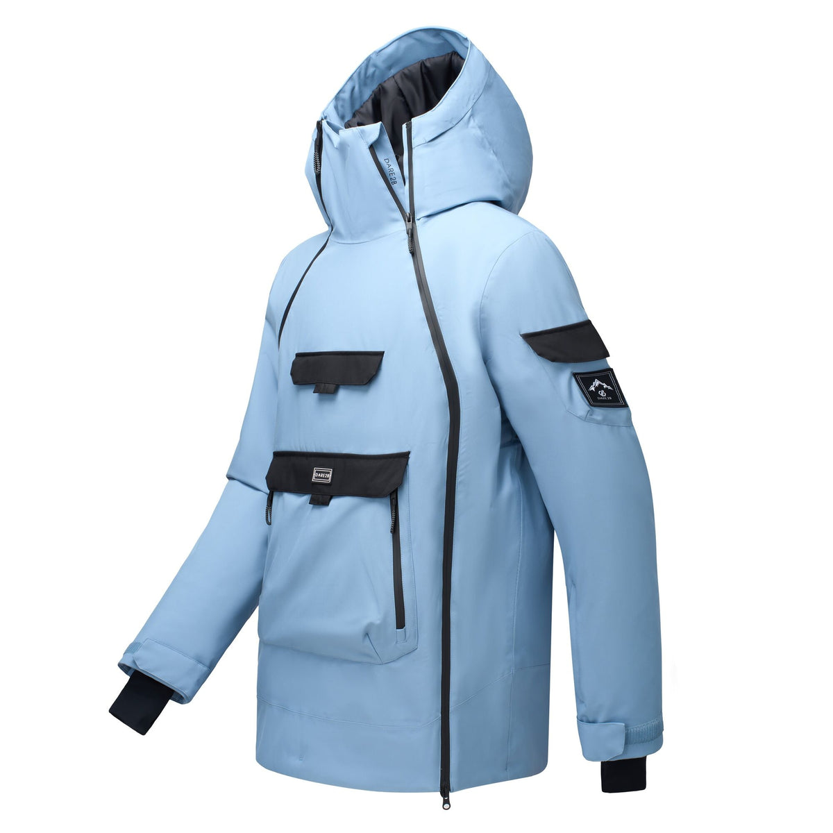 Dusky Blue - Side - Dare 2B Mens T-Bar III Waterproof Ski Jacket