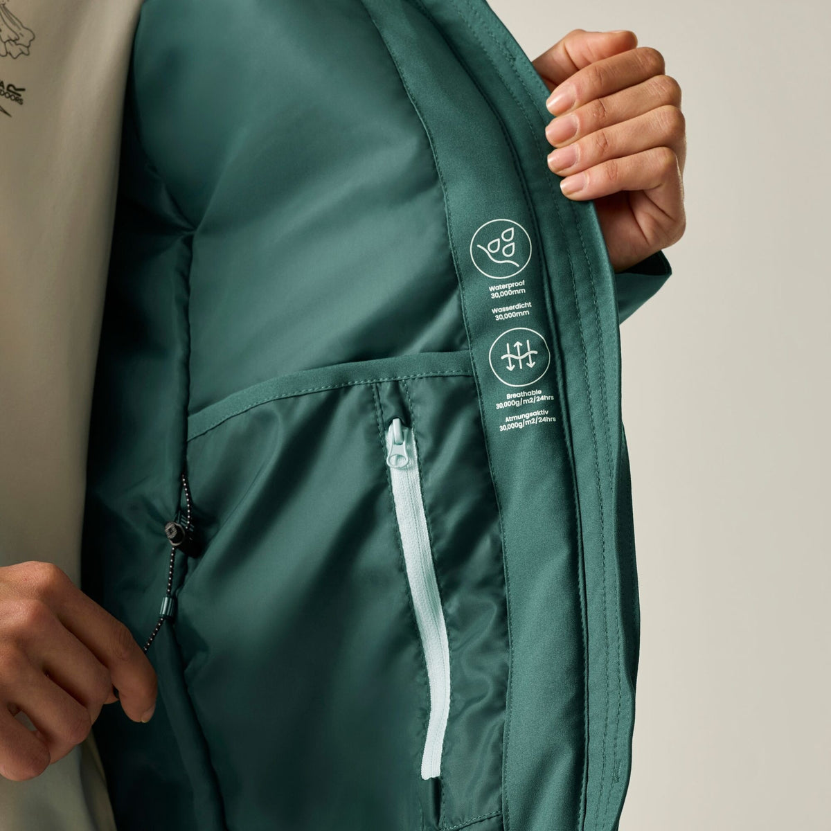 Mediterranea - Pack Shot - Regatta Womens-Ladies Taline Insulated Waterproof Jacket