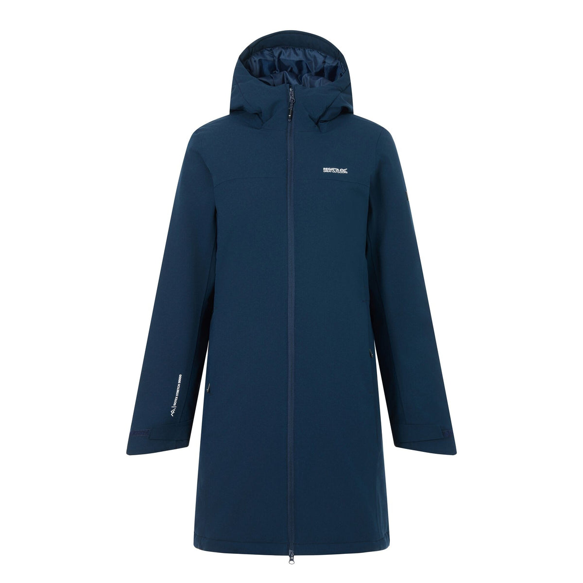 Navy - Front - Regatta Womens-Ladies Taline Insulated Waterproof Jacket