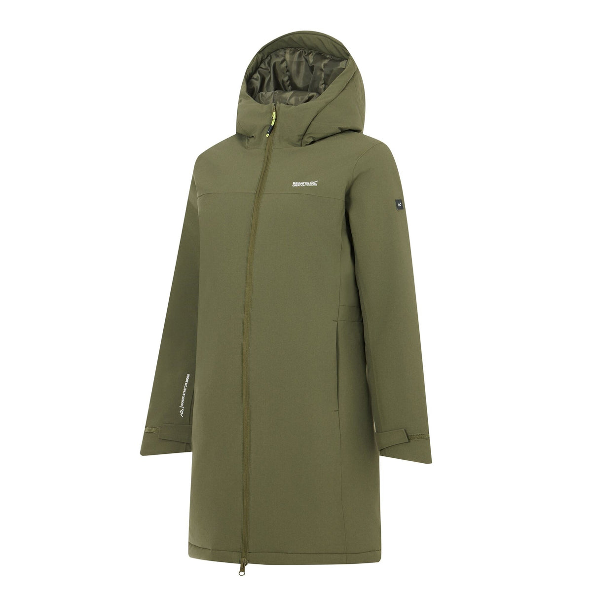 Olive Night - Side - Regatta Womens-Ladies Taline Insulated Waterproof Jacket