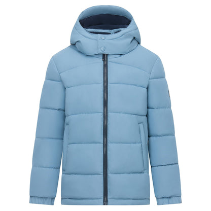 Dusky Blue-Navy - Front - Regatta Childrens-Kids Rover Padded Jacket