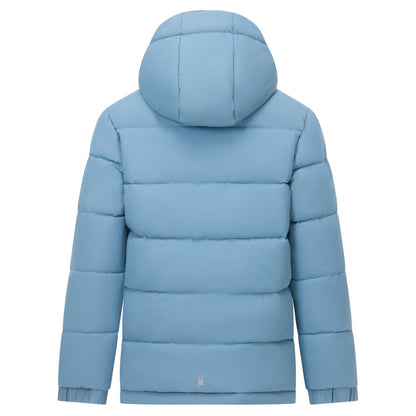 Dusky Blue-Navy - Back - Regatta Childrens-Kids Rover Padded Jacket