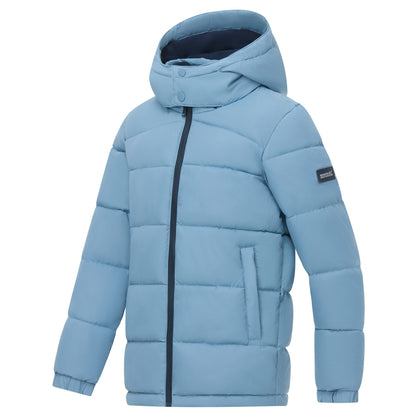 Dusky Blue-Navy - Side - Regatta Childrens-Kids Rover Padded Jacket