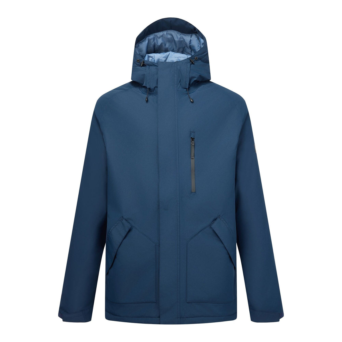 Navy-Grey Mirage - Front - Regatta Mens Slyvan Insulated Waterproof Jacket