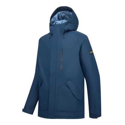Navy-Grey Mirage - Side - Regatta Mens Slyvan Insulated Waterproof Jacket