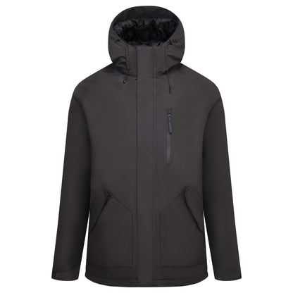 Black - Front - Regatta Mens Slyvan Insulated Waterproof Jacket