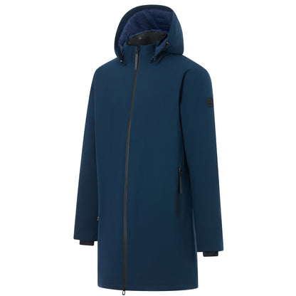 Navy - Side - Regatta Mens Merzen Insulated Waterproof Jacket
