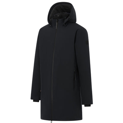 Black - Side - Regatta Mens Merzen Insulated Waterproof Jacket
