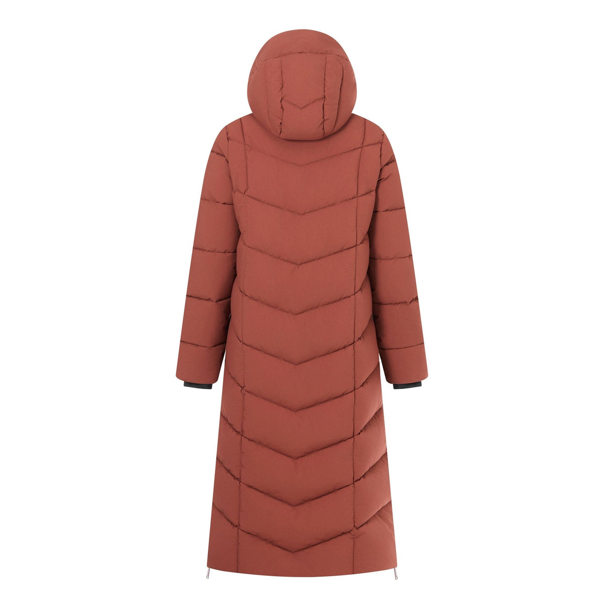 Dark Cherry - Back - Regatta Womens-Ladies Eloria Long Length Padded Jacket