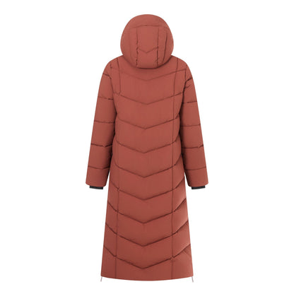 Dark Cherry - Back - Regatta Womens-Ladies Eloria Long Length Padded Jacket