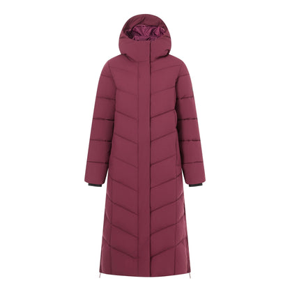 Fig - Front - Regatta Womens-Ladies Eloria Long Length Padded Jacket